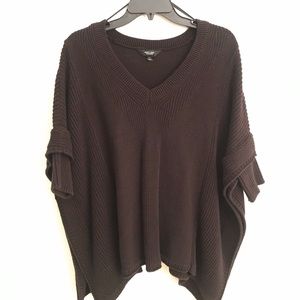 Simply Vera Wang Poncho Sweater